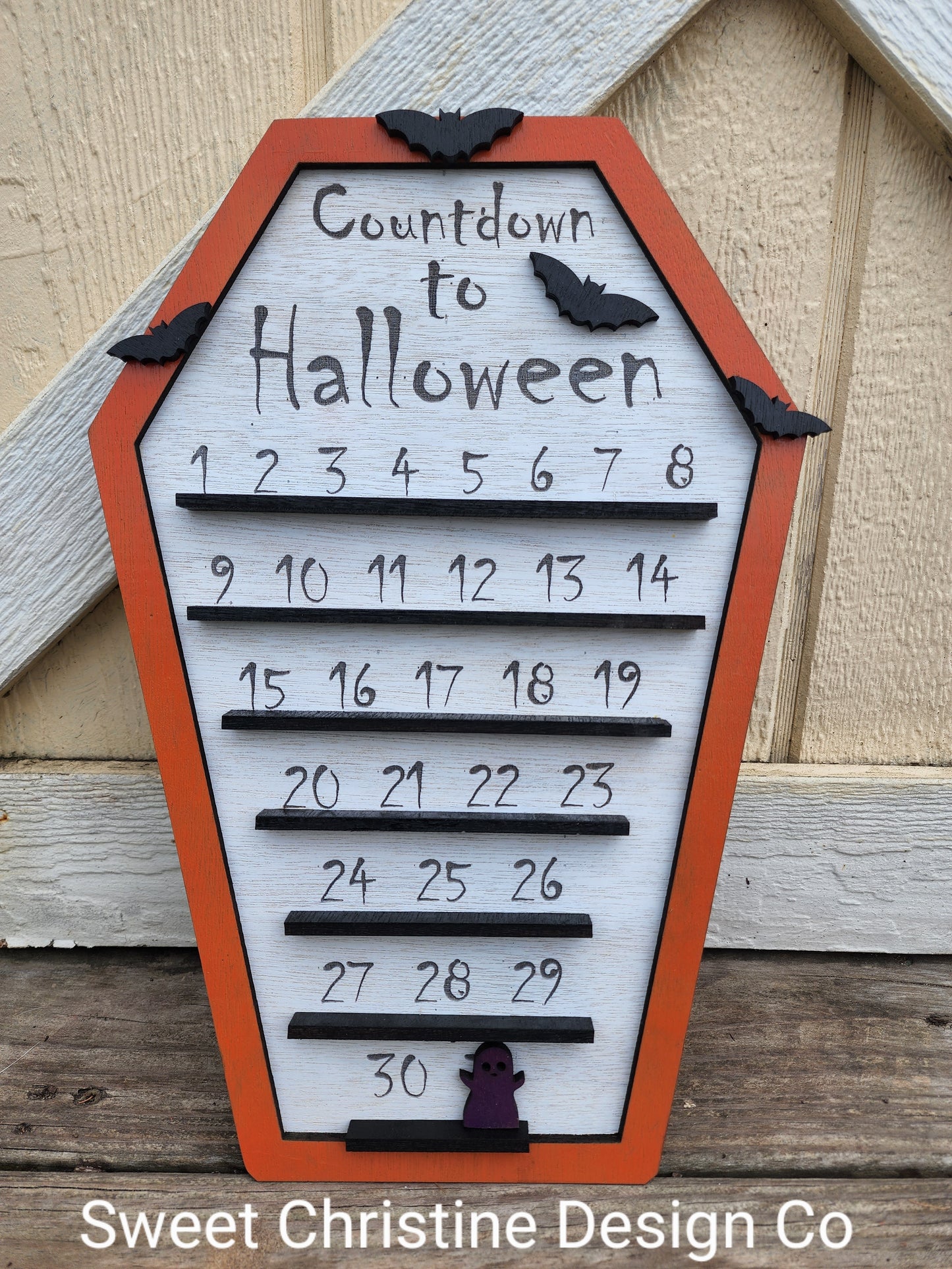 Halloween Countdown Calendar - Orange