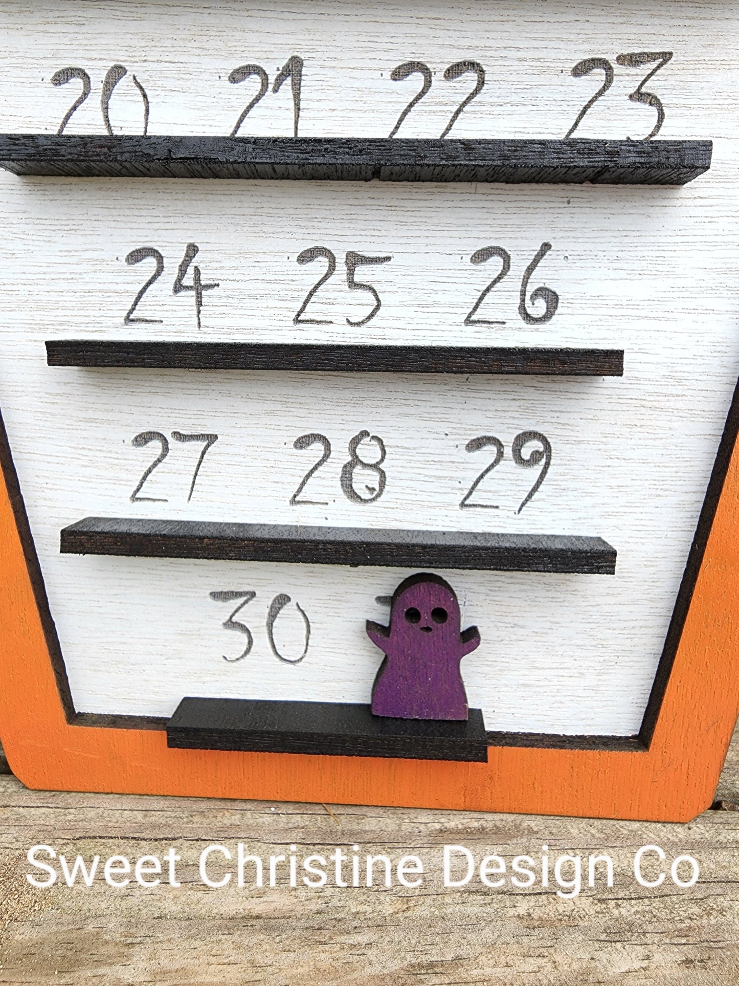 Halloween Countdown Calendar - Orange