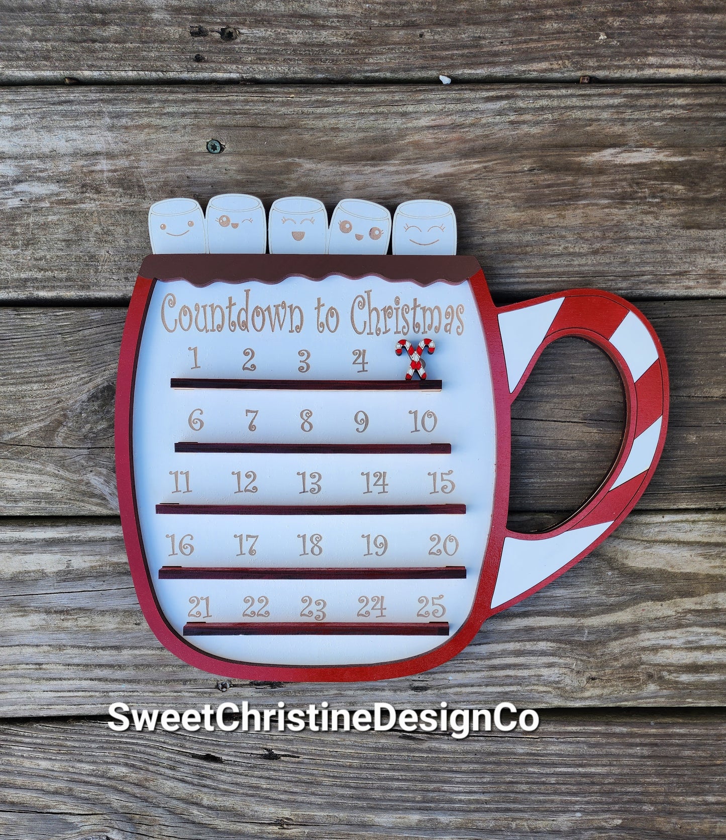 Christmas Countdown Calendar - hot chocolate