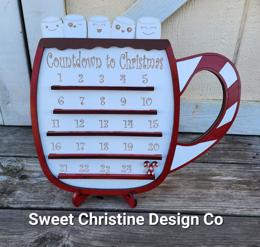 Christmas Countdown Calendar - hot chocolate