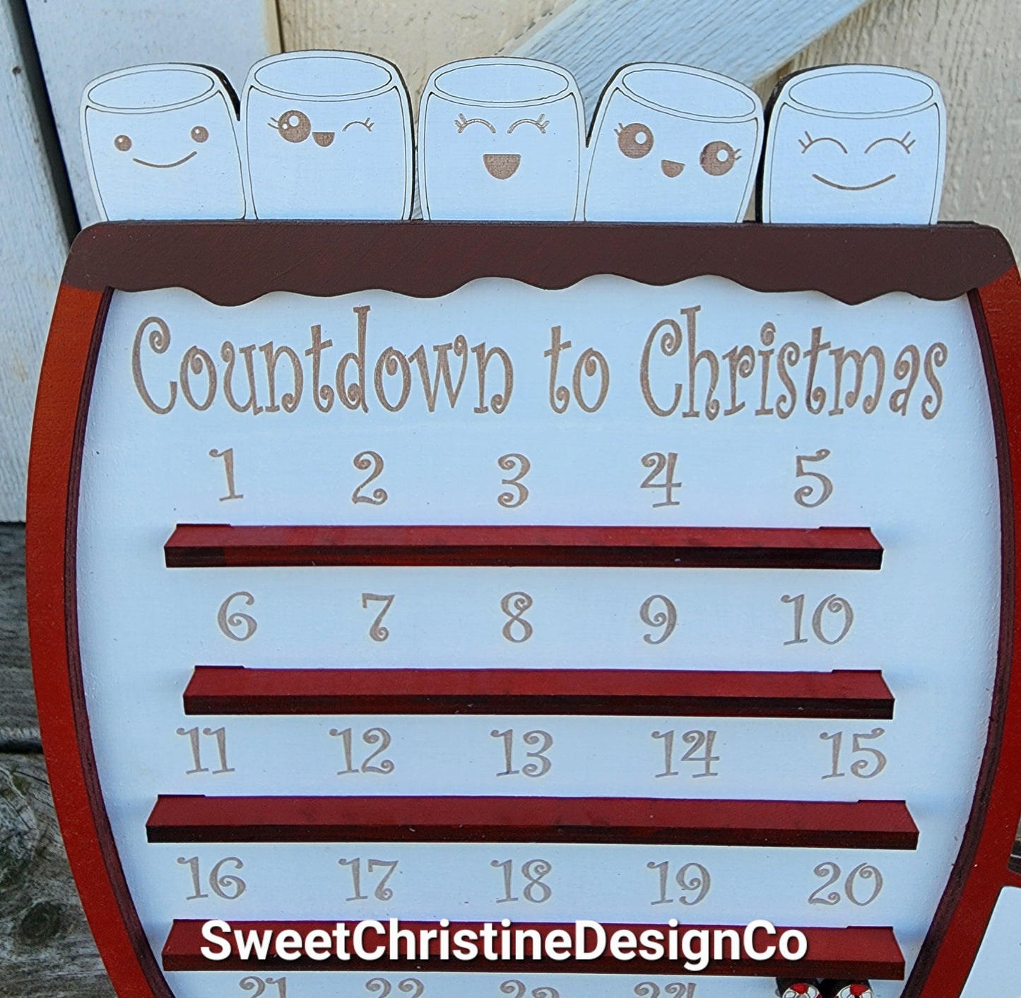 Christmas Countdown Calendar - hot chocolate