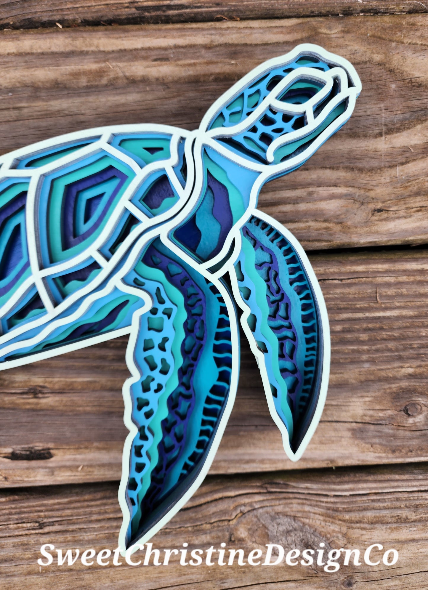 Sea turtle - 6 layer
