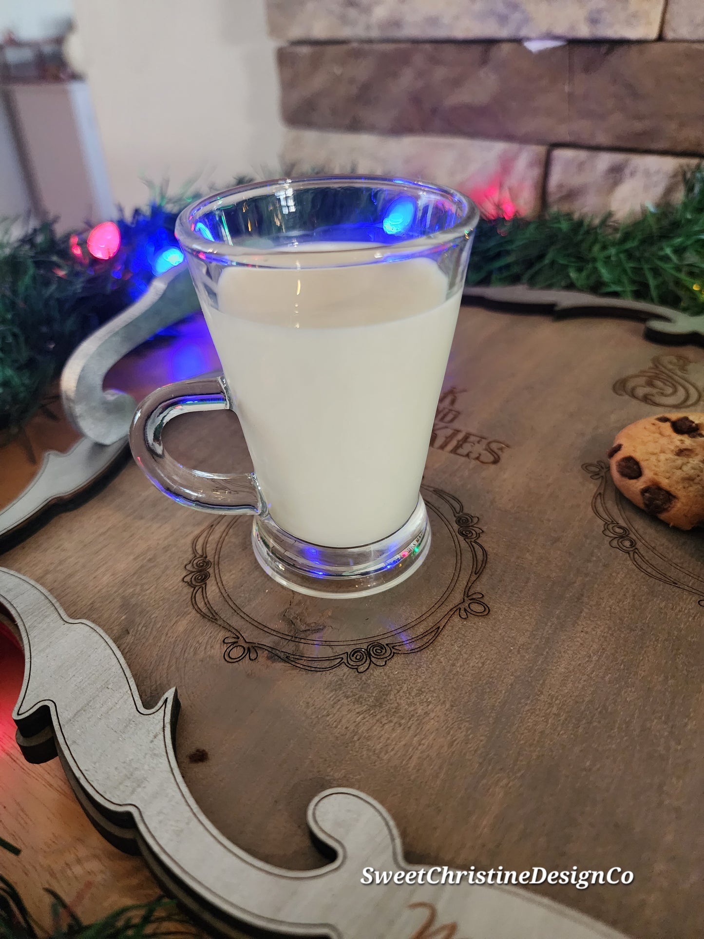 Santa's Milk and Cookies Tray
