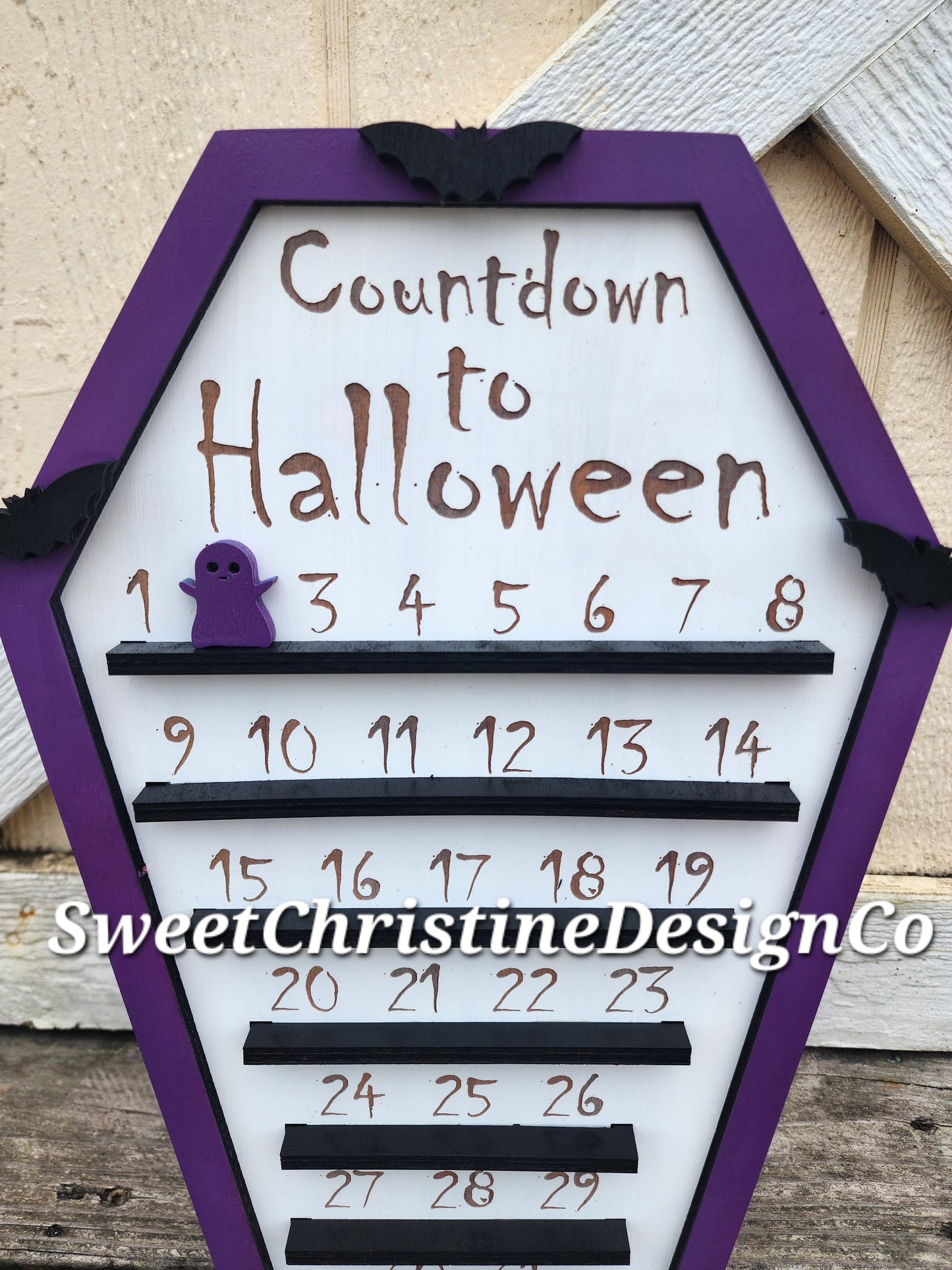 Halloween Countdown Calendar - Purple
