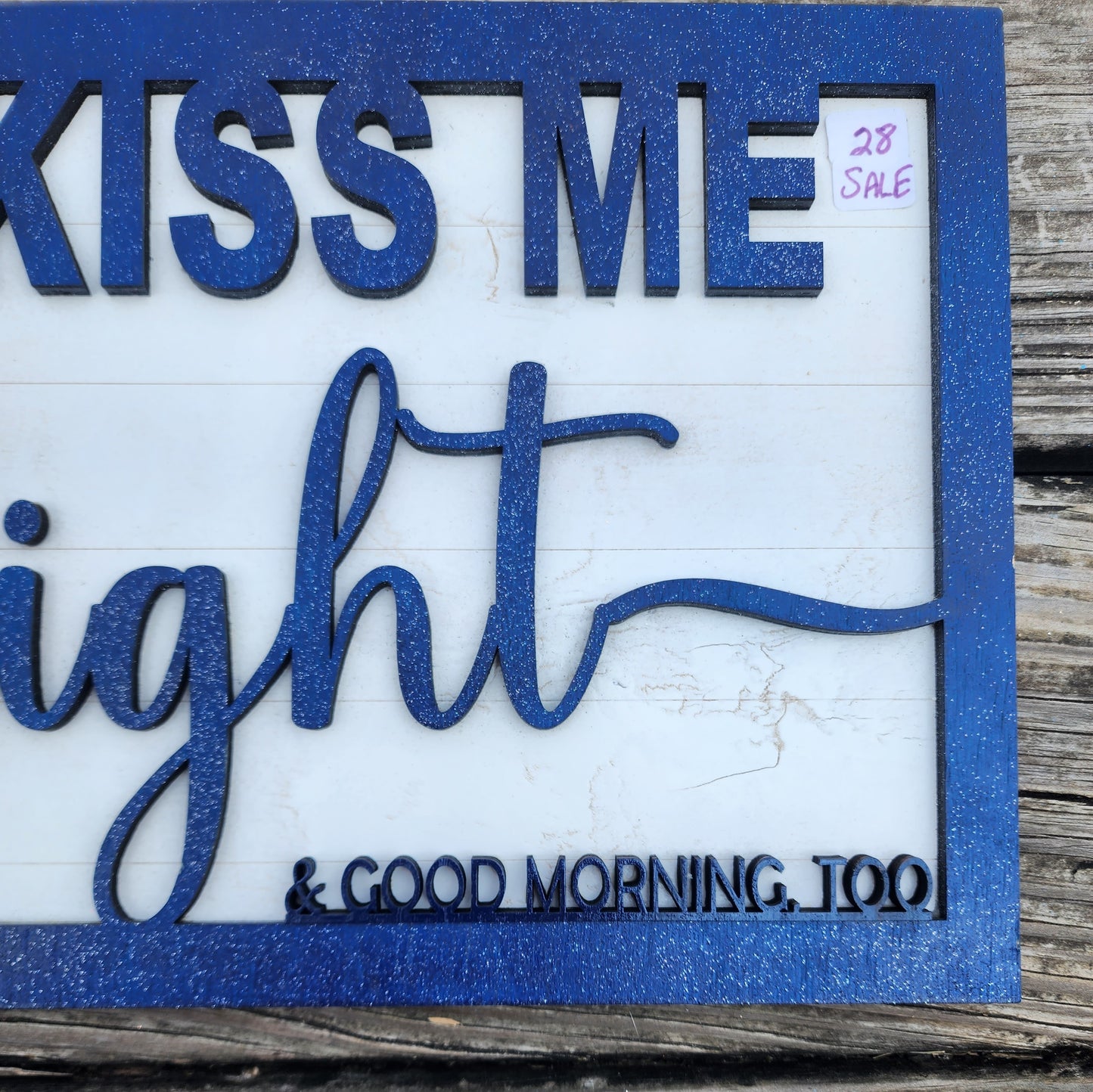 SALE - Always Kiss Me Goodnight wall art