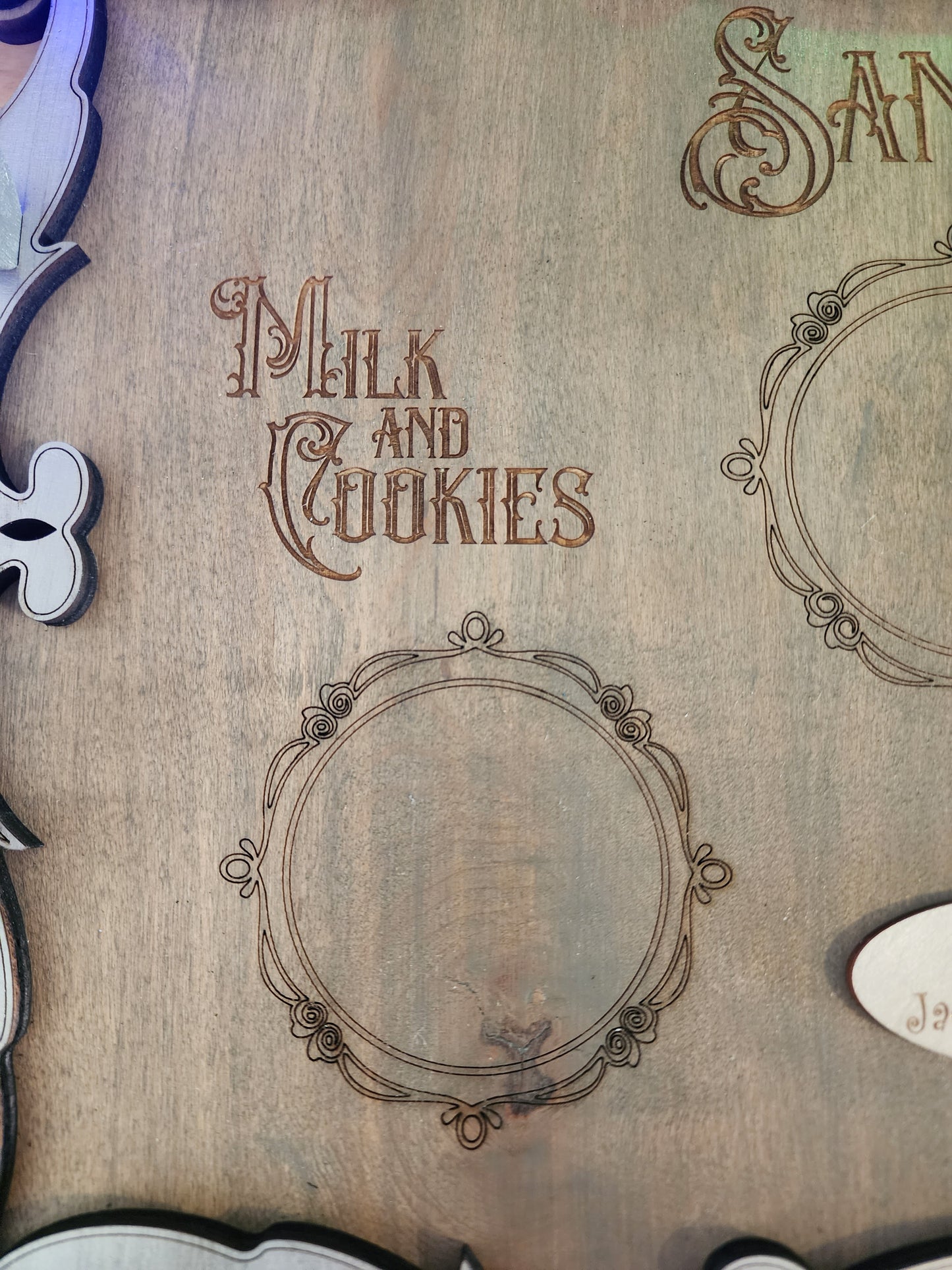 Santa's Milk and Cookies Tray