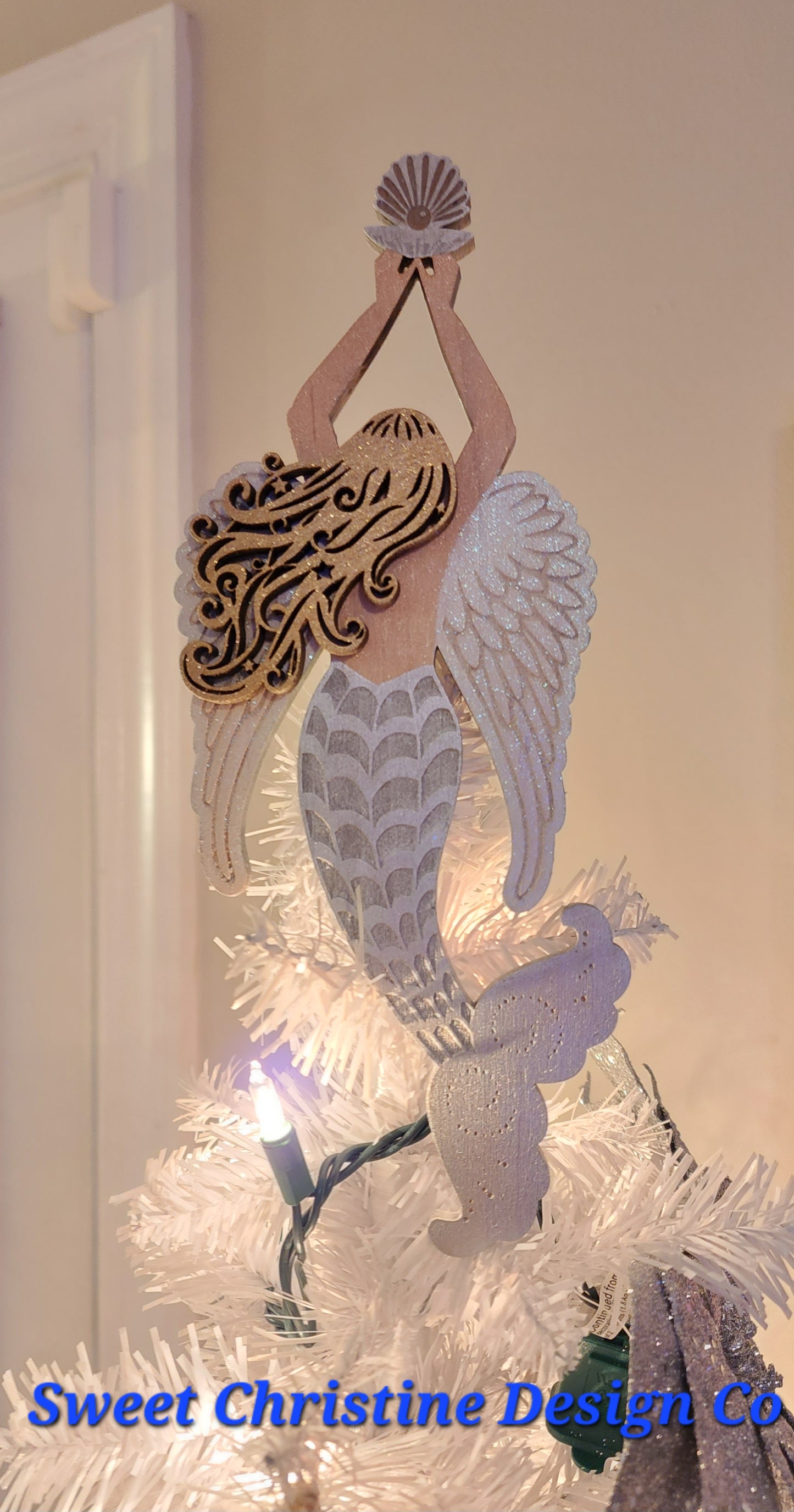 Mermaid Angel tree topper