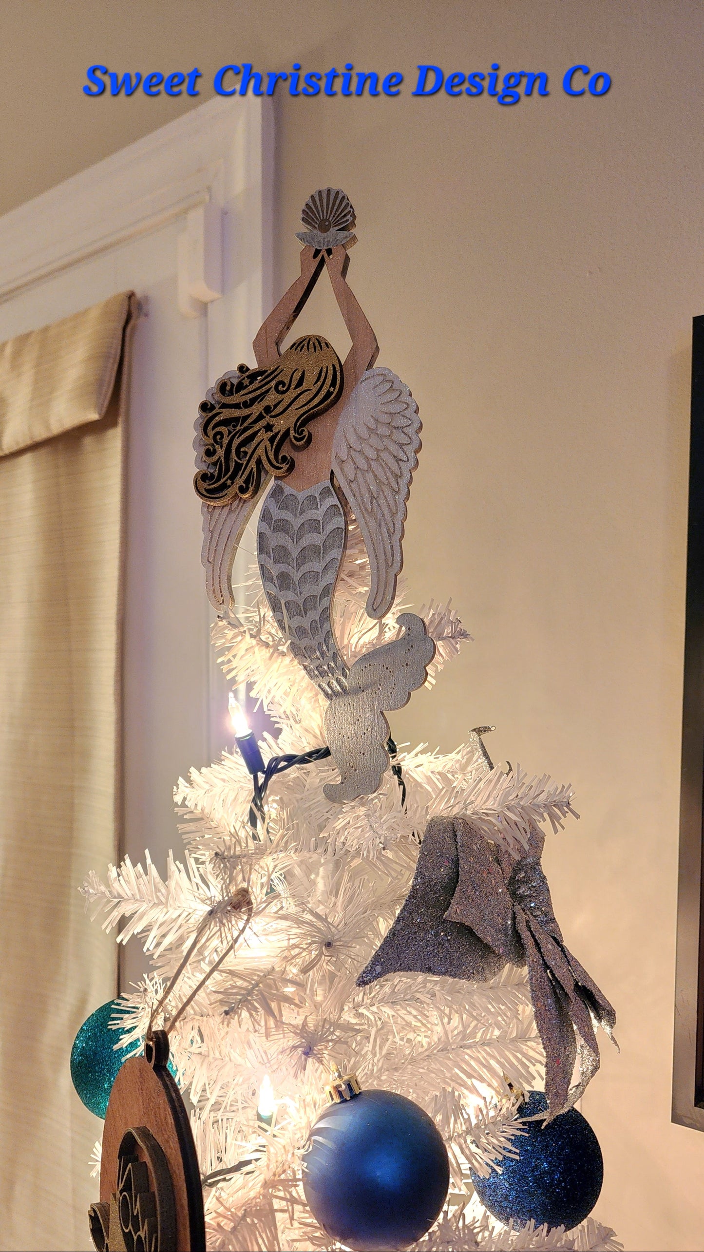 Mermaid Angel tree topper