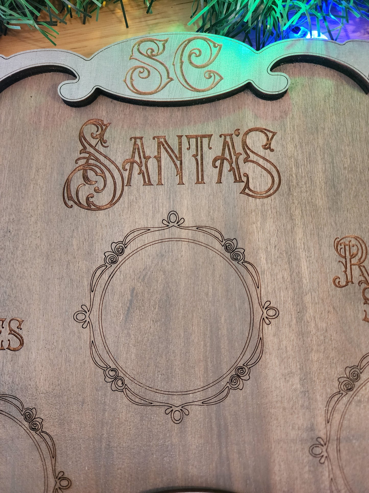 Santa's Milk and Cookies Tray