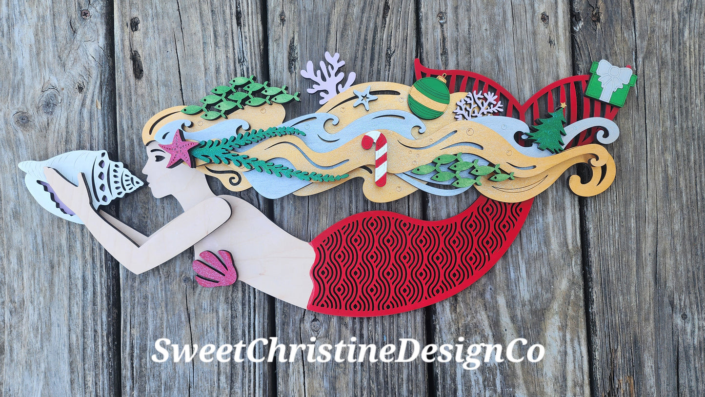 Paint Class Ticket - December 3rd - Christmas Mermaid OR Everyday Mermaid