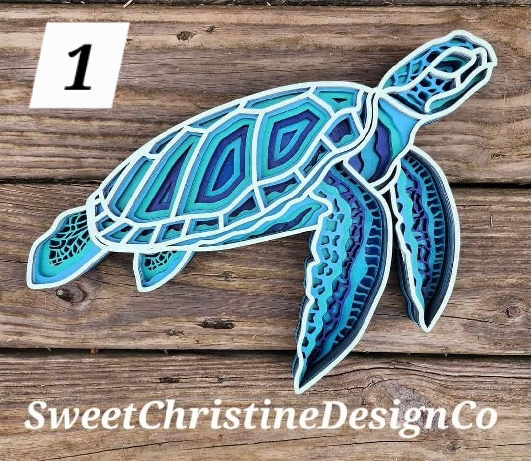 September 5th Paint Class - Sea Turtle
