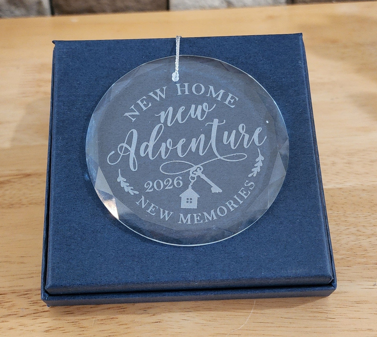 New Adventures Glass Ornament